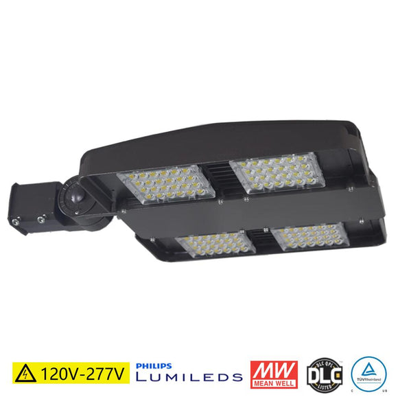 LED Parking Lot Light - 300w - 40500Lm - AC 120-277v - 1000w MH Equal - lightindepot