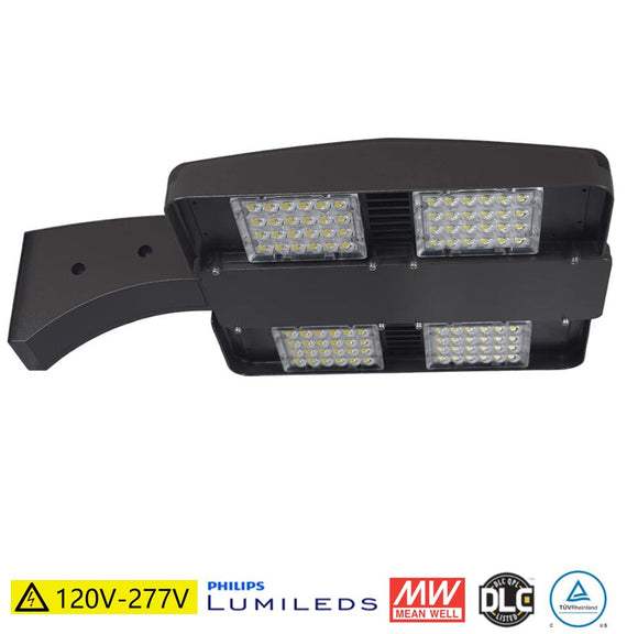 LED Parking Lot Light - 240w - 35000Lm - AC 120-277v - 750w MH Equal - lightindepot