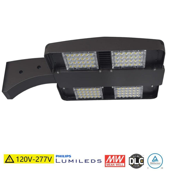 LED Parking Lot Light - 200w - 30000Lm - AC 120-277v - 400/700w MH Equal - lightindepot
