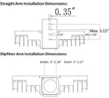 LED Parking Lot Light - 150w - 19500Lm - AC 277-480v - 400W MH Equal - lightindepot