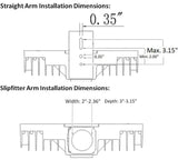 LED Parking Lot Light - 300w - 40500Lm - AC 120-277v - 1000w MH Equal - lightindepot