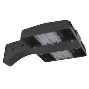 LED Parking Lot Light - 120w - 18000Lm - AC 120-277v - 400w MH Equal - lightindepot