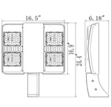 LED Parking Lot Light - 200w - 30000Lm - AC 120-277v - 400/700w MH Equal - lightindepot